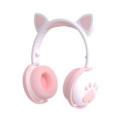 Накладные наушники Keeka с микрофоном Bluetooth BK1, белый (поврежденная коробка)