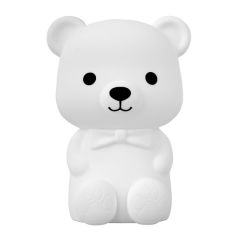 Силиконовый ночник Cute Series Bear, белый
