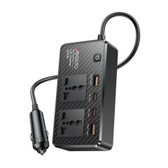 Yesido Автомобильный инвертор 12V 200W Max 1*AC220v 1*200W 2*USB-A 2*Type-C, черный