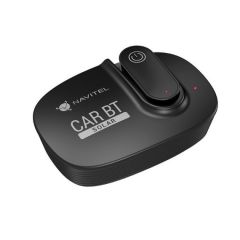 Navitel In-Ear Headset Bluetooth Solar Car, черный (поврежденная коробка)