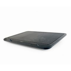 Gembird  ACT-NS151F, Notebook cooling stand, up to 15.6", LED backlight in fans, Large 12 cm cooling fan, 1000 RPM (± 10 %), Black