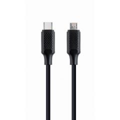 Cable Type-C to micro-USB - 1.5 m - Cablexpert CC-USB2-CMMBM-1.5M, USB Type-C to micro-USB charging & data cable, 1.5 m, Black
