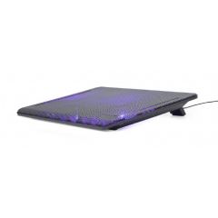 Gembird NBS-2F15-05, Notebook cooling stand, up to 15.6", LED backlight