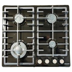Варочная газовая поверхность Wolser WL-TR 6400 SHINY BLACK Turbo  FFD