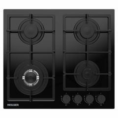 Варочная газовая поверхность Wolser  WL-BRD 6402  Black Glass FFD