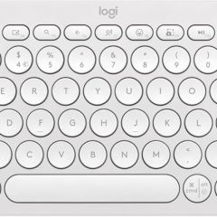 Logitech Bluetooth Pebble Keys2 K380s Multi-Device Keyboard, Tonal White - US / RU