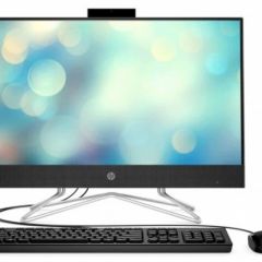 All-in-One PC - 23.8” HP AiO 24-cr0023ci 23.8” FHD IPS AG, AMD Ryzen 3 7320U, 8GB LPDDR5 5500 (onboard), 512GB M.2 PCIe NVMe SSD, AMD Integrated Graphics, CR, HD Cam, WiFi6 + BT5.2, HDMI, LAN, Black Wired KB+MS 125, FreeDos, Jet Black.