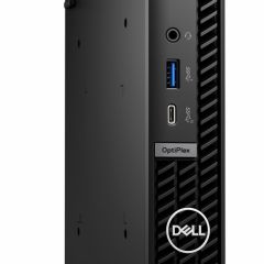 DELL OptiPlex 7020 MFF lntel® Core® i5-14500T (14 Cores / 24MB / 20T / up to 4.8GHz / 35W), 16GB (1X16GB) DDR5, M.2 256GB PCIe NVMe SSD, Intel Integrated Graphics, WiFi6E 2x2+BT5.3, TPM, NO ODD, KB216 + MS116 PSU 90W, Ubuntu, 3Y Warranty, Black.
