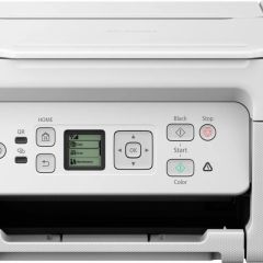 MFD CISS Canon Pixma G3470 White, Color Printer/Scanner/Copier/Wi-Fi, A4, Print 4800x1200dpi_2pl, Scan 600x1200dpi, ESAT 11/6.0 ipm, 64-275г/м2, LCD 3.4 cm,USB 2.0, 4 ink tanks: GI-41 B/M/Y/C Black: 6,000 pages (Economy mode 7.600 pages) Colour: 7,700 p.(