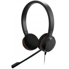 Jabra Evolve 20 MS Stereo Professional Wired headset, On-ear, Noise cancelling microphone, USB controller, USB-A, Cable lenght 2150mm