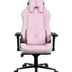 Gaming/Office Chair AROZZI Vernazza SuperSoft Fabric, Pink, Velvety texture fluid-repellant, max weight up to 135-145kg / height 165-190cm, Tilt  Angle Lock, Recline 165°, 4D Armrests, Head and Lumber cushions, Metal Frame, Aluminium wheelbase, Gas lift 4