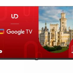 40” LED TV UD 40GF5210, Black (1920x1080 FHD, Google TV, 3 x HDMI, 2 x USB, Wi-Fi (2.4Ghz+5Ghz), DVB-T/T2/C/S2, Speakers 2 x 8W Dolby Audio, VESA 200x200, 5.4 Kg)
