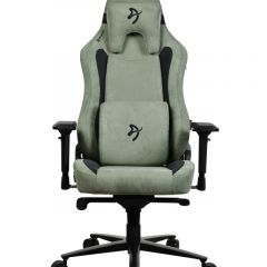 Gaming/Office Chair AROZZI Vernazza SuperSoft Fabric, Forest, Velvety texture fluid-repellant, max weight up to 135-145kg / height 165-190cm, Tilt  Angle Lock, Recline 165°, 4D Armrests, Head and Lumber cushions, Metal Frame, Aluminium wheelbase, Gas lift