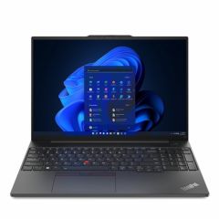 Lenovo ThinkPad E16 G1 Black- 16.0” WUXGA  IPS AG 300nits (Intel Core i7-13700H, 32GB DDR4-3200, 1TB SSD M.2 2242 PCIe NVMe (2xSSD Slots),  Intel Iris Xe Graphics, WiFi 6E+BT5.1, TPM, FPR, FHD IR Cam, 1xTB4, HDMI, RJ-45, non-Backlit RU KB, 65W USB-C PSU, 
