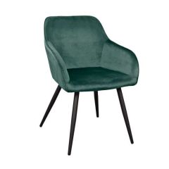 Scaun Iris~Green+Black Legs HLR57