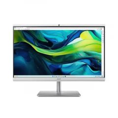 All-in-One PC - 27” ACER Aspire C27-195ES FHD IPS 250nits, Intel Core Ultra 5 125U, 16GB (1x16Gb) DDR5 RAM, 512GB M.2 PCIe SSD (2 slots), Intel® Iris Xe Graphics, 1 x HDMI Out, 1 x USB-C 3.2 G2, 5MP Cam, WiFi7+BT 5.3, LAN, 65W PSU, NO Keyboard and Mouse, 