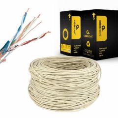 Cable SFTP Gembird SPC-5004E double shielded LAN cable with stranded wires, CAT5e, AWG24 solid copper, 305m