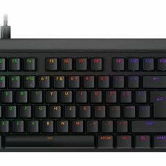 Logitech Wired Gaming Keyboard G515 TKL, GL mechanical switches, double-shot PBT keycaps, KEYCONTROL, sound dampening construction, LIGHTSYNC RGB, BLACK - USB - EMEA28i-935 - TACTILE, US