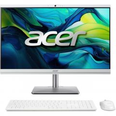 All-in-One PC - 27” ACER Aspire C27-195ES FHD IPS 250nits, Intel Core Ultra 7 155U, 32GB (2x16Gb) DDR5 RAM, 1TB M.2 PCIe SSD (2 slots), Intel® Iris Xe Graphics, 1 x HDMI Out, 1 x USB-C 3.2 G2, 5MP Cam, WiFi7+BT 5.3, LAN, 65W PSU, Wireless Keyboard and Mou