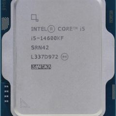 Intel® Core™ i5-14600KF, S1700, 2.6-5.3GHz, 14C (6P+8Е) / 20T, 24MB L3 + 20MB L2 Cache, No Integrated GPU, 10nm 125W, Unlocked, tray