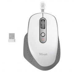 Trust Ozaa Rechargeable Wireless Mouse, Silent Buttons, 2.4GHz,