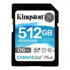 Карта памяти Kingston Canvas Go! Plus SD 512GB