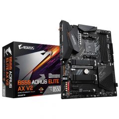 Placa de baza GIGABYTE B550 AORUS Elite AX V2 / AM4 / B550 / DDR4 / ATX