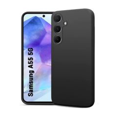 ЧЕХОЛ WOO CASE LIQUID SILICONE SAMSUNG A55 5G, ЧЕРНЫЙ
