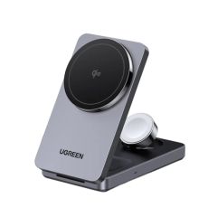 МАГНИТНОЕ БЕСПРОВОДНОЕ ЗАРЯДНОЕ УСТРОЙСТВО UGREEN 2-В-1
