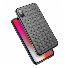 ЧЕХОЛ-ШЛЕМ TPU WOVEN ДЛЯ IPHONE XS MAX, ЧЕРНЫЙ