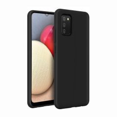 ЧЕХОЛ-ШЛЕМ ЖИДКИЙ СИЛИКОНОВЫЙ SAMSUNG A02S, ЧЕРНЫЙ