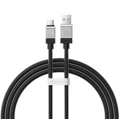 BASEUS CABLE COOLPLAY SERIES USB-A TO TYPE-C 5A 100W 1M, BLACK