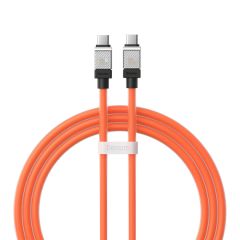 BASEUS КАБЕЛЬ COOLPLAY SERIES TYPE-C TO TYPE-C 5A 5A 100W 1M, ORANGE (ПОВРЕЖДЕННЫЕ КОРОБКИ)
