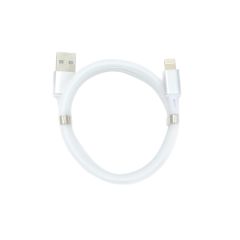 КАБЕЛЬ ДЛЯ ШЛЕМА USB LIGHTNING С МАГНИТНЫМ ОРГАНАЙЗЕРОМ 1 М, БЕЛЫЙ