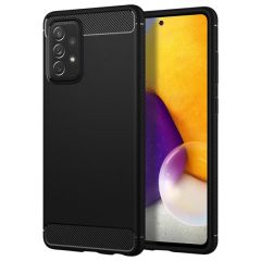 ЧЕХОЛ-ШЛЕМ CARBON SAMSUNG A72, ЧЕРНЫЙ