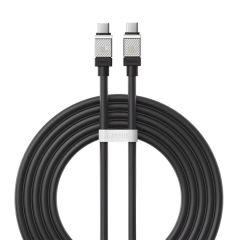 BASEUS CABLE COOLPLAY SERIES TYPE-C TO TYPE-C 5A 100W 2M, BLACK