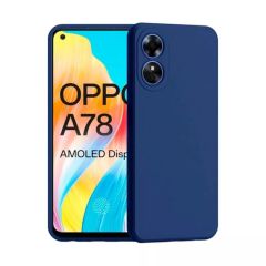 ЧЕХОЛ-ШЛЕМ ЖИДКИЙ СИЛИКОНОВЫЙ OPPO A78 4G, СИНИЙ