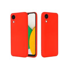 ЧЕХОЛ-ШЛЕМ ЖИДКИЙ СИЛИКОНОВЫЙ SAMSUNG A03 CORE, КРАСНЫЙ