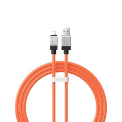 BASEUS CABLE COOLPLAY SERIES USB-A TO LIGHTNING 2.4A 12W 1M, ORANGE