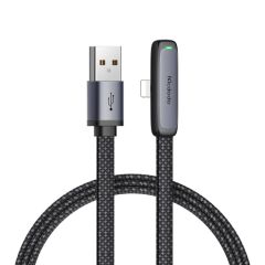MCDODO КАБЕЛЬ ZEBRA SERIES 90 DEGREE USB-A TO LIGHTNING 3A 1.8M, BLACK