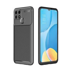 ЧЕХОЛ-ШЛЕМ CARBON OPPO A15/15S, ЧЕРНЫЙ