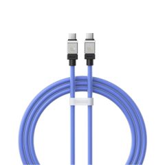 BASEUS CABLE COOLPLAY SERIES TYPE-C TO TYPE-C 5A 100W 1M, BLUE