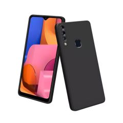 ЧЕХОЛ-ШЛЕМ ЖИДКИЙ СИЛИКОНОВЫЙ SAMSUNG A20S, ЧЕРНЫЙ