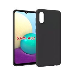 ЧЕХОЛ-ШЛЕМ ЖИДКИЙ СИЛИКОНОВЫЙ SAMSUNG A02, ЧЕРНЫЙ