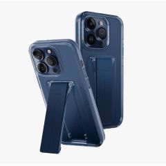 ЧЕХОЛ UNIQ ДЛЯ IPHONE 15 PRO MAX HELDRO MOUNT С ПОДСТАВКОЙ, ГЛУБОКИЙ СИНИЙ