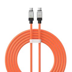 BASEUS CABLE COOLPLAY SERIES TYPE-C TO TYPE-C 5A 100W 2M, ORANGE