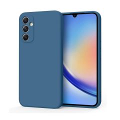 ЧЕХОЛ-ШЛЕМ ЖИДКИЙ СИЛИКОНОВЫЙ SAMSUNG A34, СИНИЙ