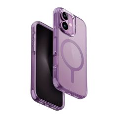 UNIQ CASE HYBRID COMBAT ДЛЯ IPHONE 16, ВИНОГРАДНО-РОЗОВЫЙ