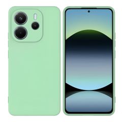 Чехол WOO Case Liquid Silicone Xiaomi Redmi Note 14 5G, зеленый