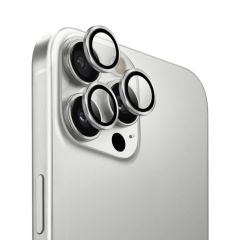 UNIQ OPTIX ALUMINIUM CAMERA LENS PROTECTOR ДЛЯ IPHONE 16 PRO/16 PRO MAX, STERLING SILVER